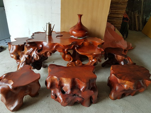 Bàn ghế gỗ gốc cây - Đồ Gỗ Mỹ Nghệ GOTACO - Công Ty TNHH Gỗ Toàn Cầu